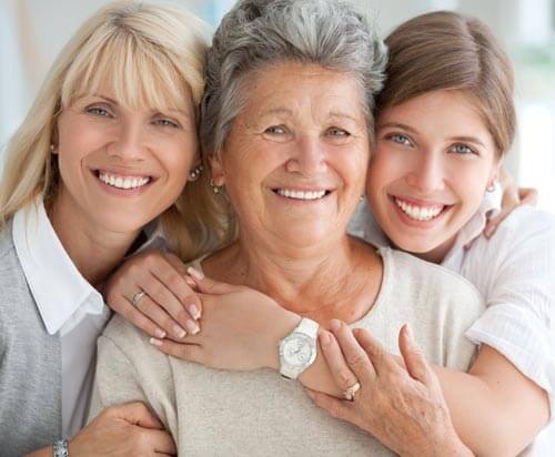 Three female generations.