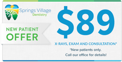 New Patient Offer: $89 X-Rays, Exam and consultation* (*New patients only. In absence of gum disease. Call our office for details!